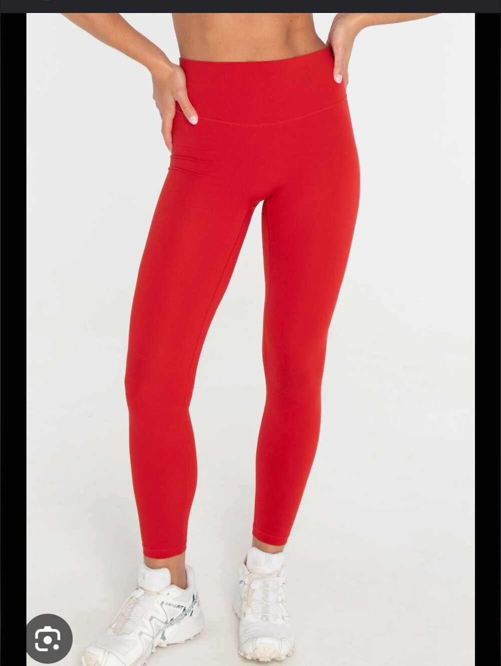 All In Motion Red High-Waist Performance Leggings
